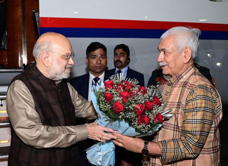 Home Minister Amit Shah Visits Forward Area Along IB In  Kathua District